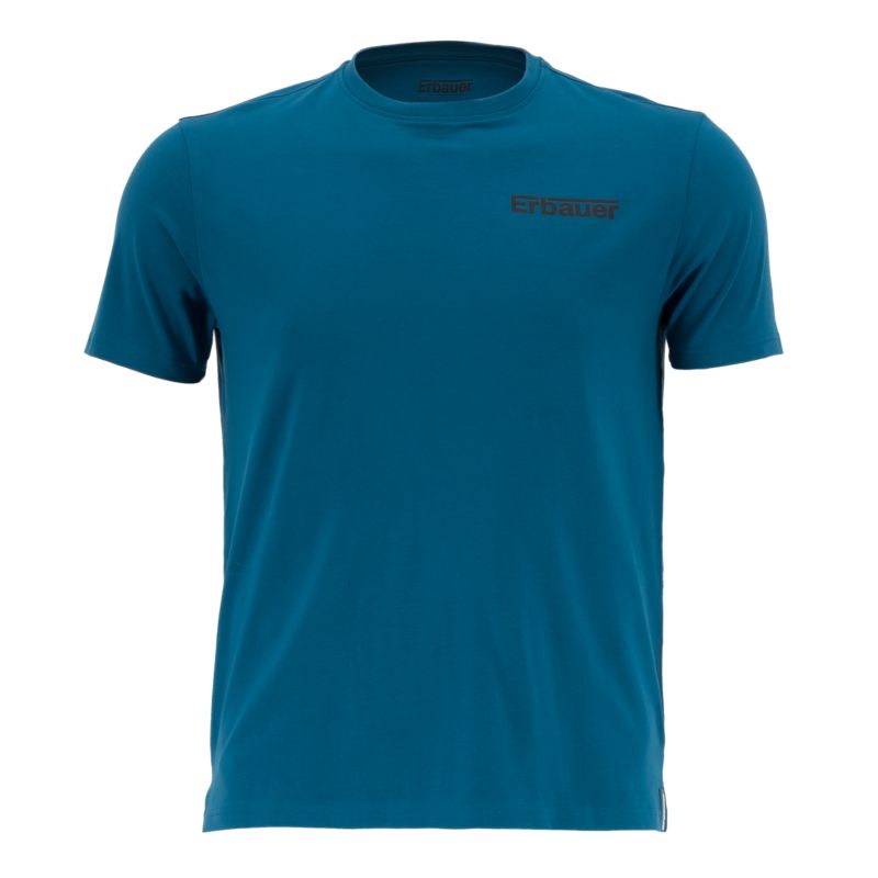 T-shirt Erbauer niebieski XL