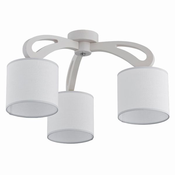 Lampa wisząca abażury Alfa TEKLA szaro-dymiona 3xE27x15W IP20 wym:33x62x62cm - 1 szt.