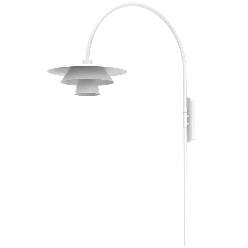 Kinkiet Luminex Plato biały 1xE27x15W IP20 wym:110x34x85cm - 1 szt.