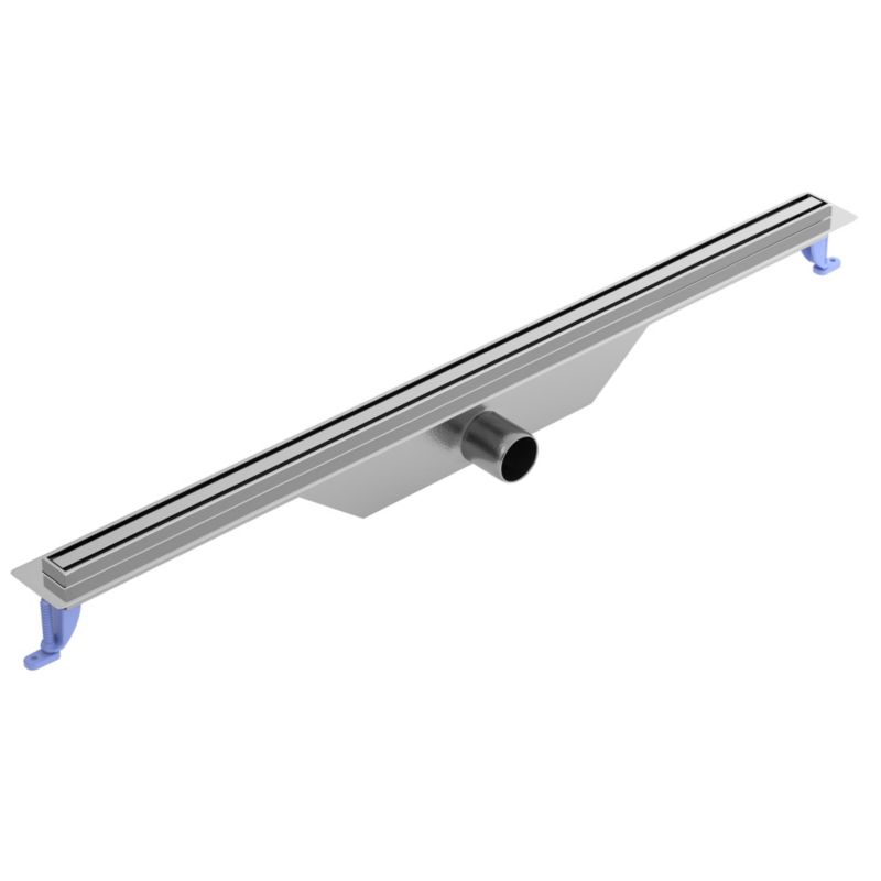 Odpływ liniowy 90 cm Cersanit Tako Slim chrom, stal nierdzewna, syfon, 1 szt.