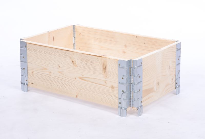 Nadstawka paletowa MODO24 naturalne drewno do grządki i zielnika 60 x 40 cm 3 szt.
