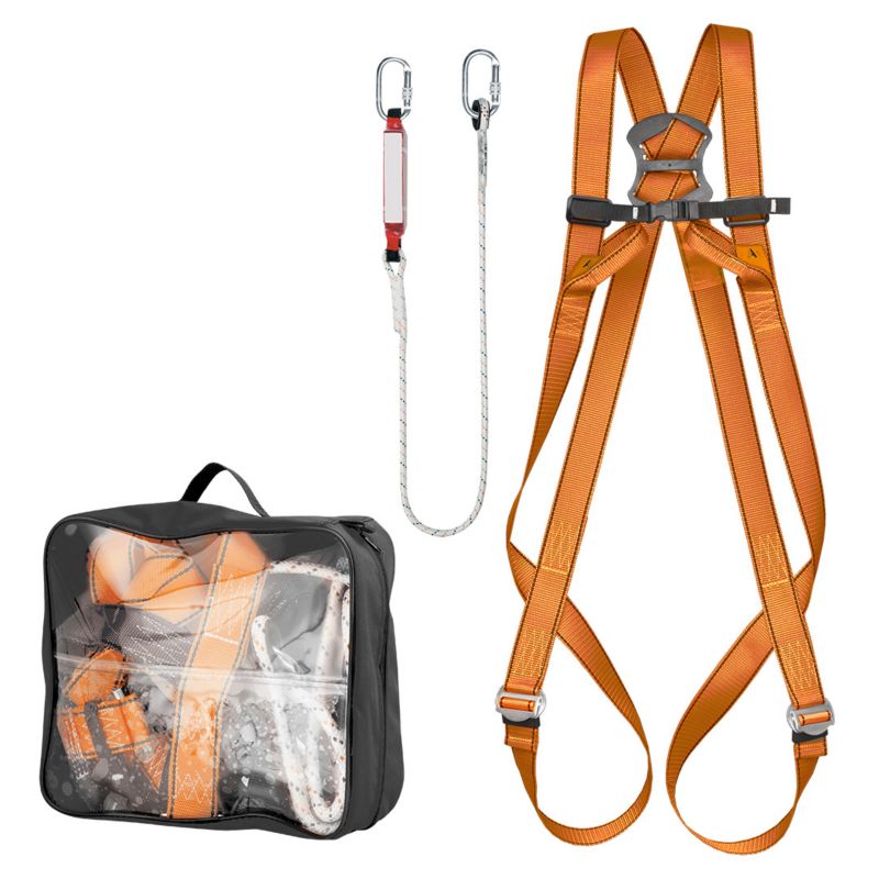Zestaw asekuracyjny NEO TOOLS z amortyzatorem 1 kpl