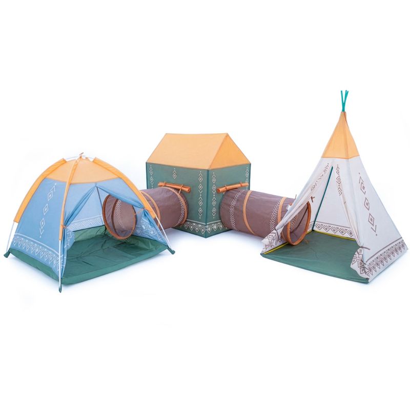 Namiot dla dzieci COIL domek TIPI do domu ogrodu wigwam + tunel zestaw 5w1 1 szt.