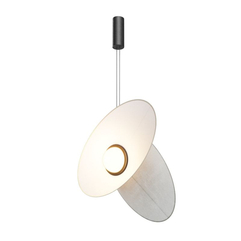 Lampa wisząca regulowane abażury Maytoni EVOLUTION biało-czarna LED 9W 3000K 500lm IP20 - 1 szt.