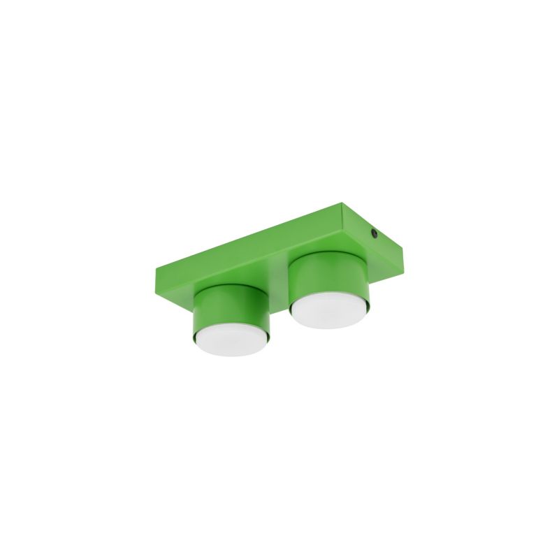 Plafon TK-Lighting Brix zielona lampa sufitowa 2x GX53 8W 3000K -1szt