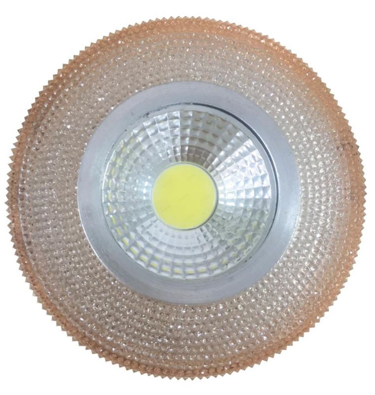 Oprawa wpuszczana dekoracyjne Candellux SAK-04 bursztynowa LED 5W 4000K 270lm IP20 wym:2,5x9,7x9,7cm - 1 szt.