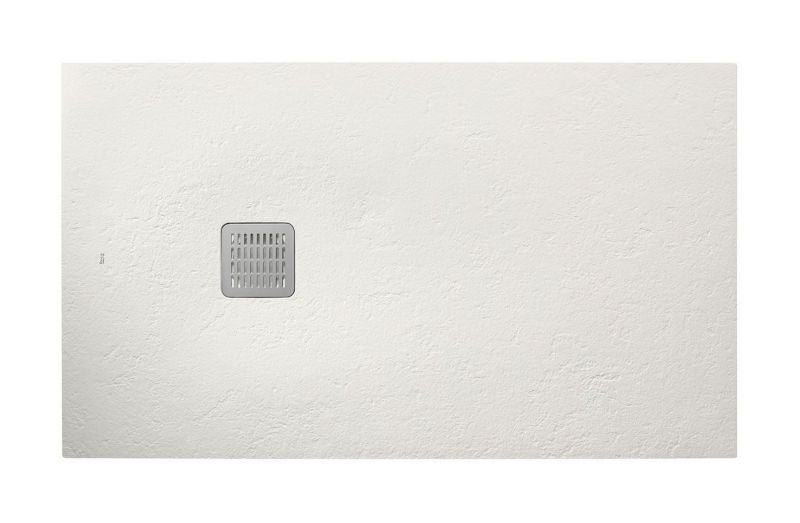 Brodzik prostokątny Roca Terran Stonex beżowy 140 x 80 cm z syfonem 1 szt.