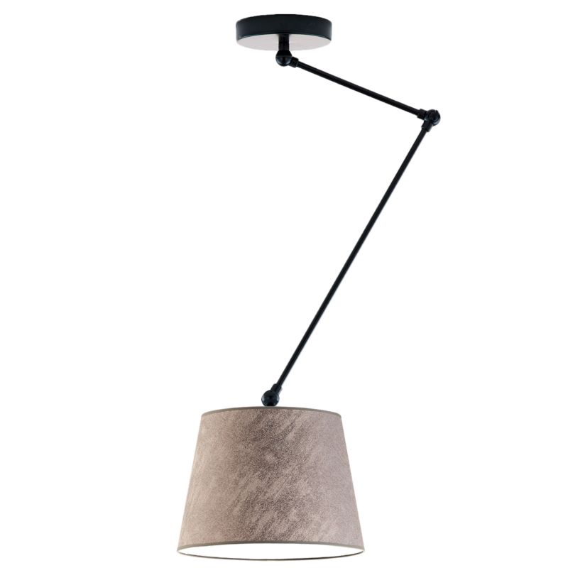 Lampa sufitowa Volta Light Factory żyrandol lampa wisząca z abażurem stożek Beton SOUL 1szt.