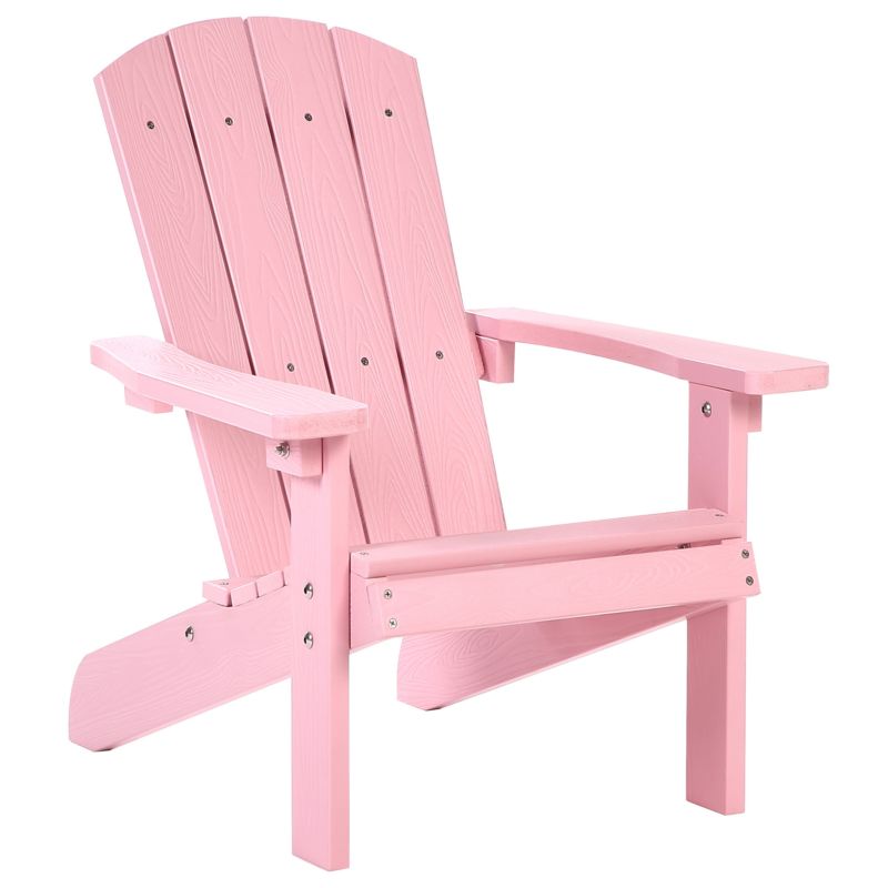 Krzesło dziecięce Adirondack Pastelowy róż 1 szt.