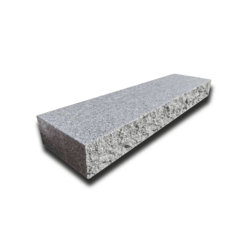 Blok Schodowy Granitowy Tiles G602 Płomieniowany z Łupanym Frontem 135x35x15 cm 1 szt.