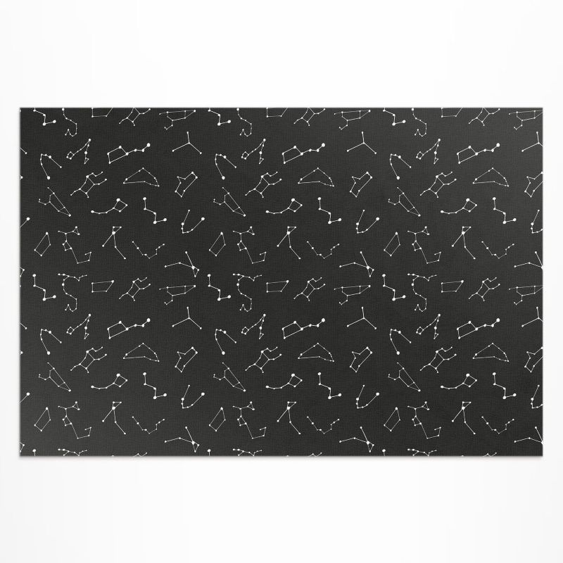 Zewnętrzny Dywan Winylowy Wallfluent 100x150 cm Gwiazdozbiory horoskop zodiaki kosmos 1 szt.
