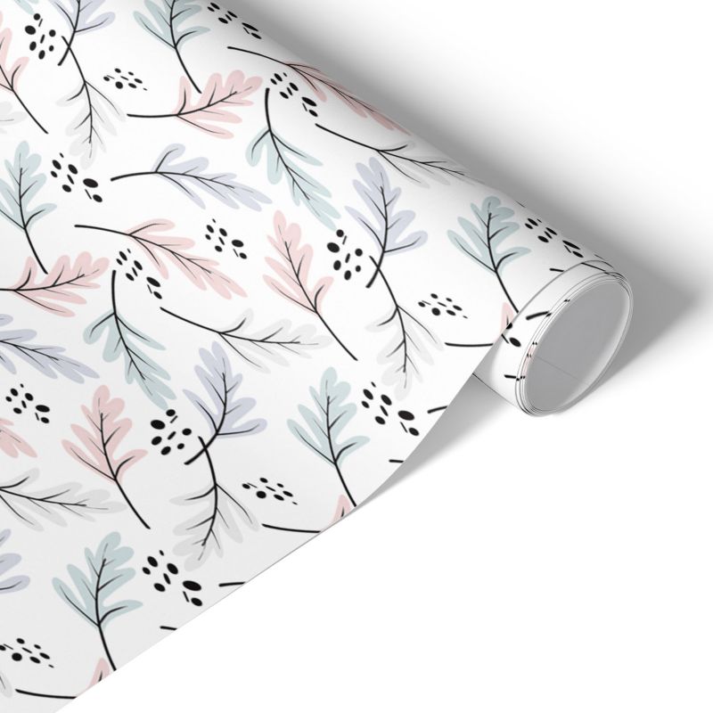 Samoprzylepna Okleina Meblowa Tulup 65x130 cm Bogo rośliny Do Sypialni I Garderoby 1 rol.