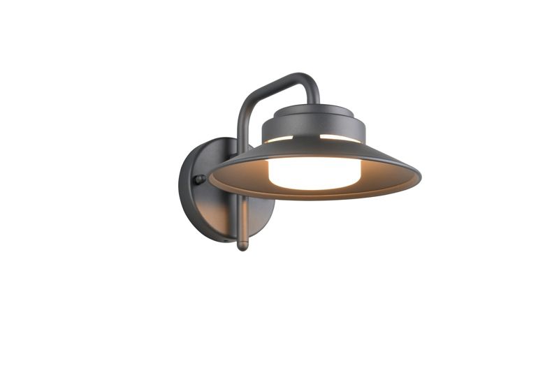 Kinkiet zewnętrzny płaski klosz Trio ATRATO antracytowy 1xGX53x10W IP44 wym:16,5x20x26cm - 1 szt.
