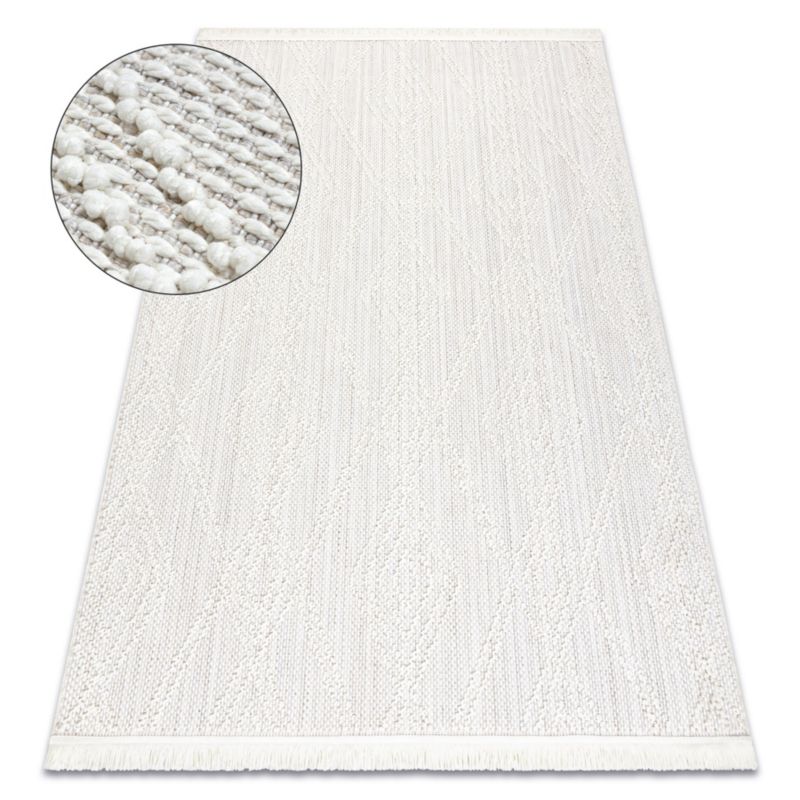 Dywan Nano RugsX 240x330 cm biały E323 1 szt.