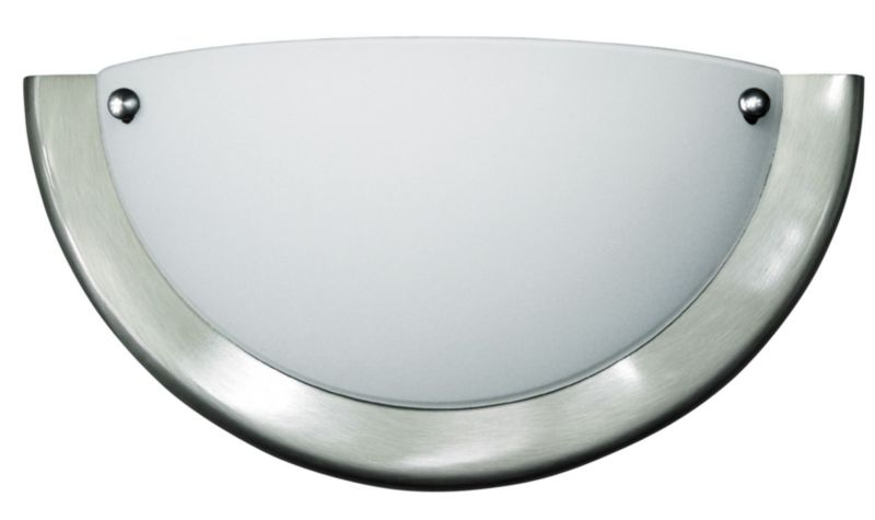 Kinkiet ścienny Rabalux Ufo chrom satynowany-biały do łazienki 1 x E27 x 60W IP20 wym: 31 x 31 x 31 cm - 1 szt.