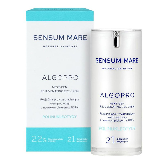 Sensum Mare ALGOPRO Rozjaśniająco-wygładzający krem pod oczy, 15 ml