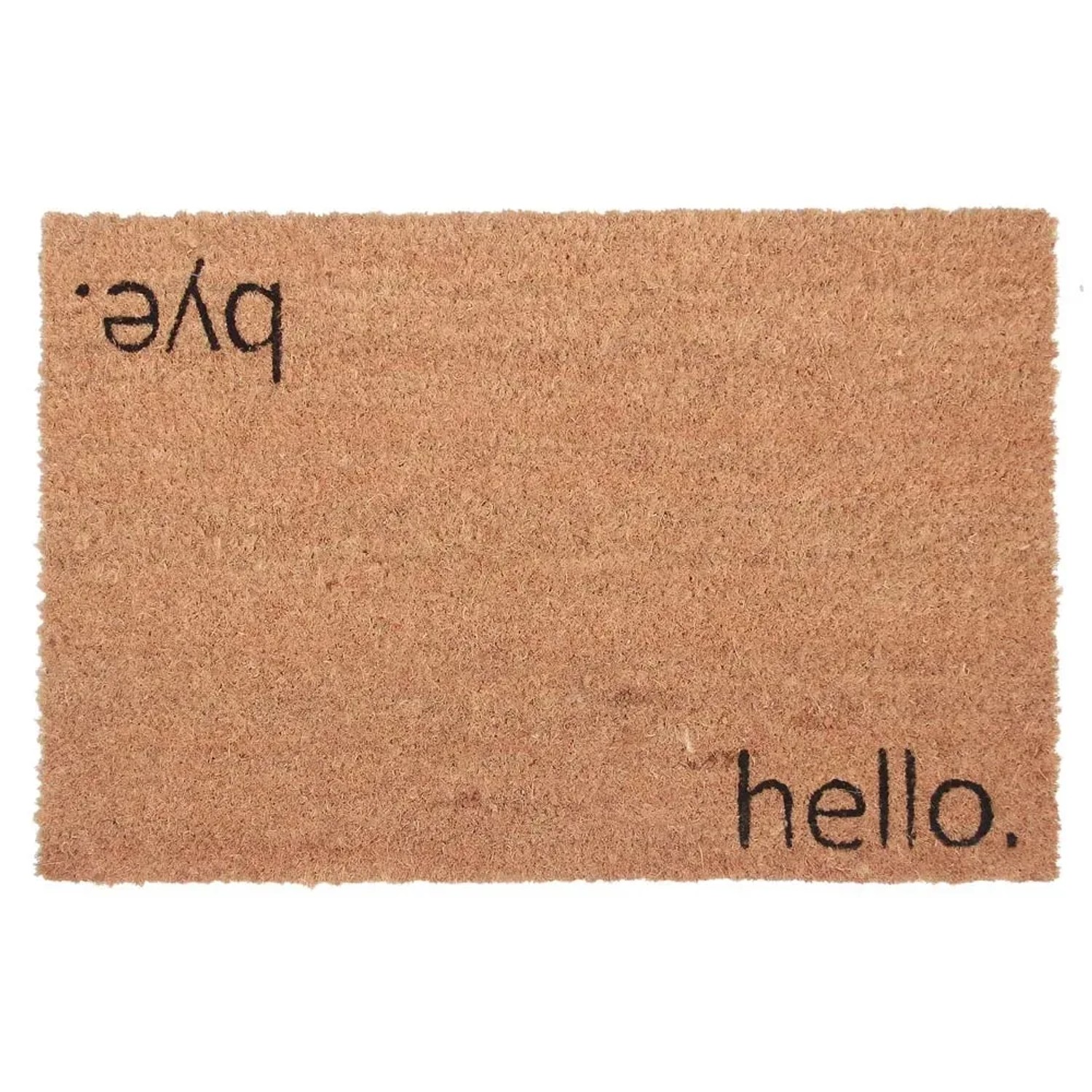 Wycieraczka kokosowa HELLO/BYE 40 cm x 60 cm