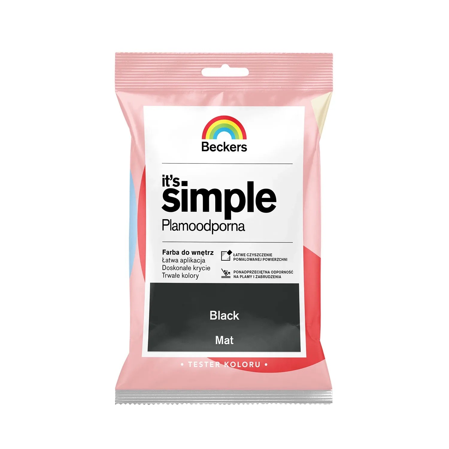 Tester farby Beckers It's Simple Black 0,05l