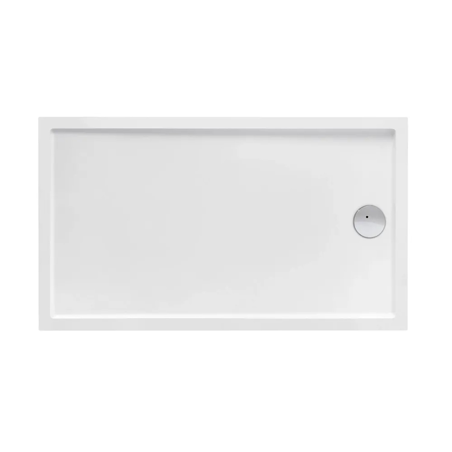Roca Brodzik prostokątny Granada biały 140 x 80 x 13,5 cm
