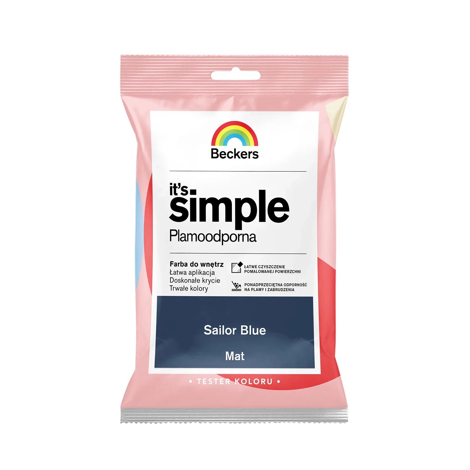 Tester farby Beckers It's Simple Sailor Blue 0,05l