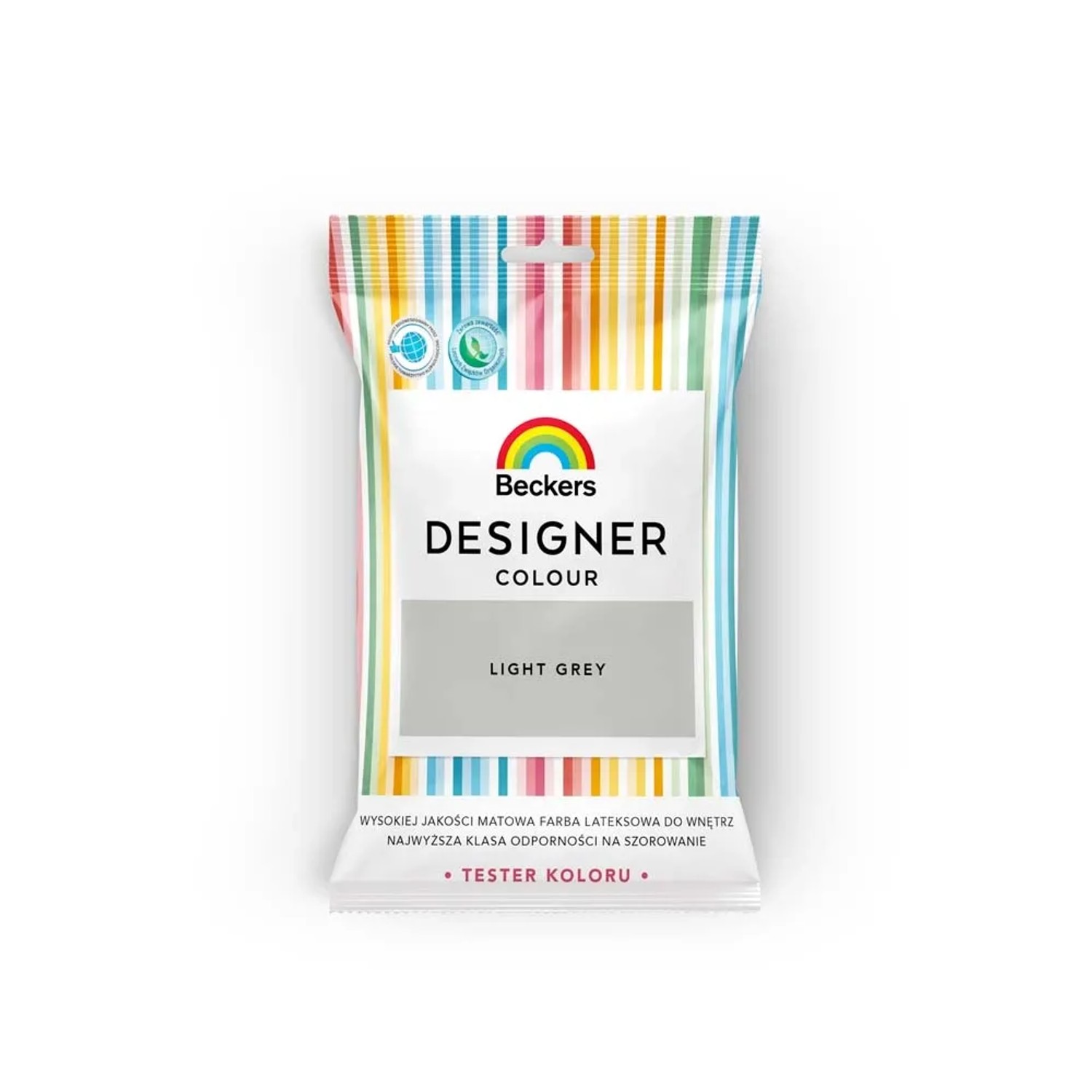 Tester farby Beckers Designer Colour light grey 50 ml