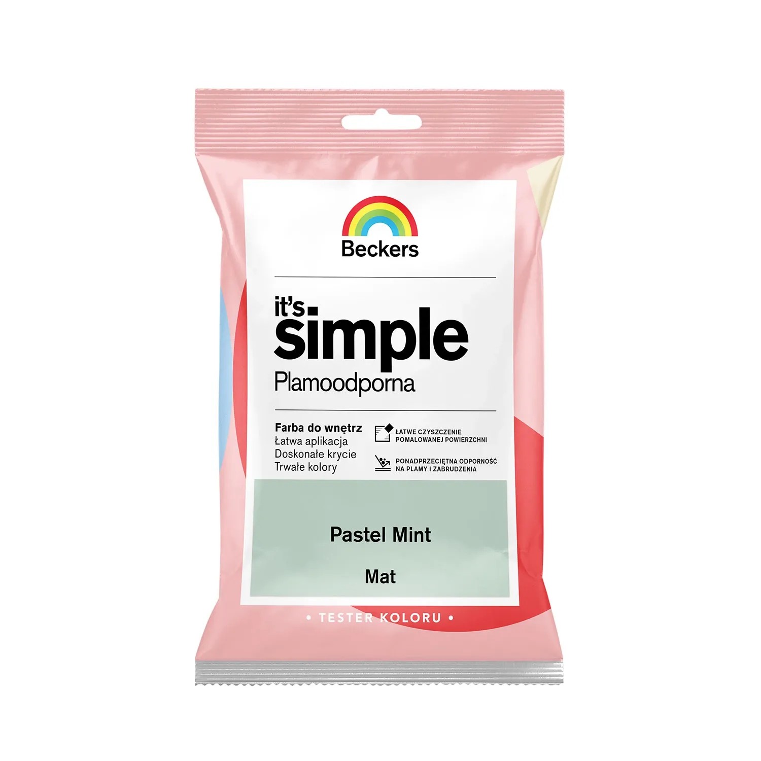 Tester farby Beckers It's Simple Pastel Mint 0,05l