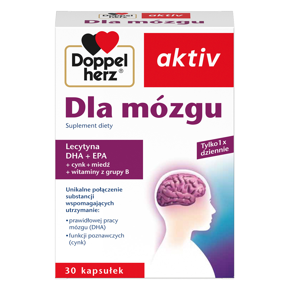 Doppelherz aktiv dla mózgu, 30 kapsułek