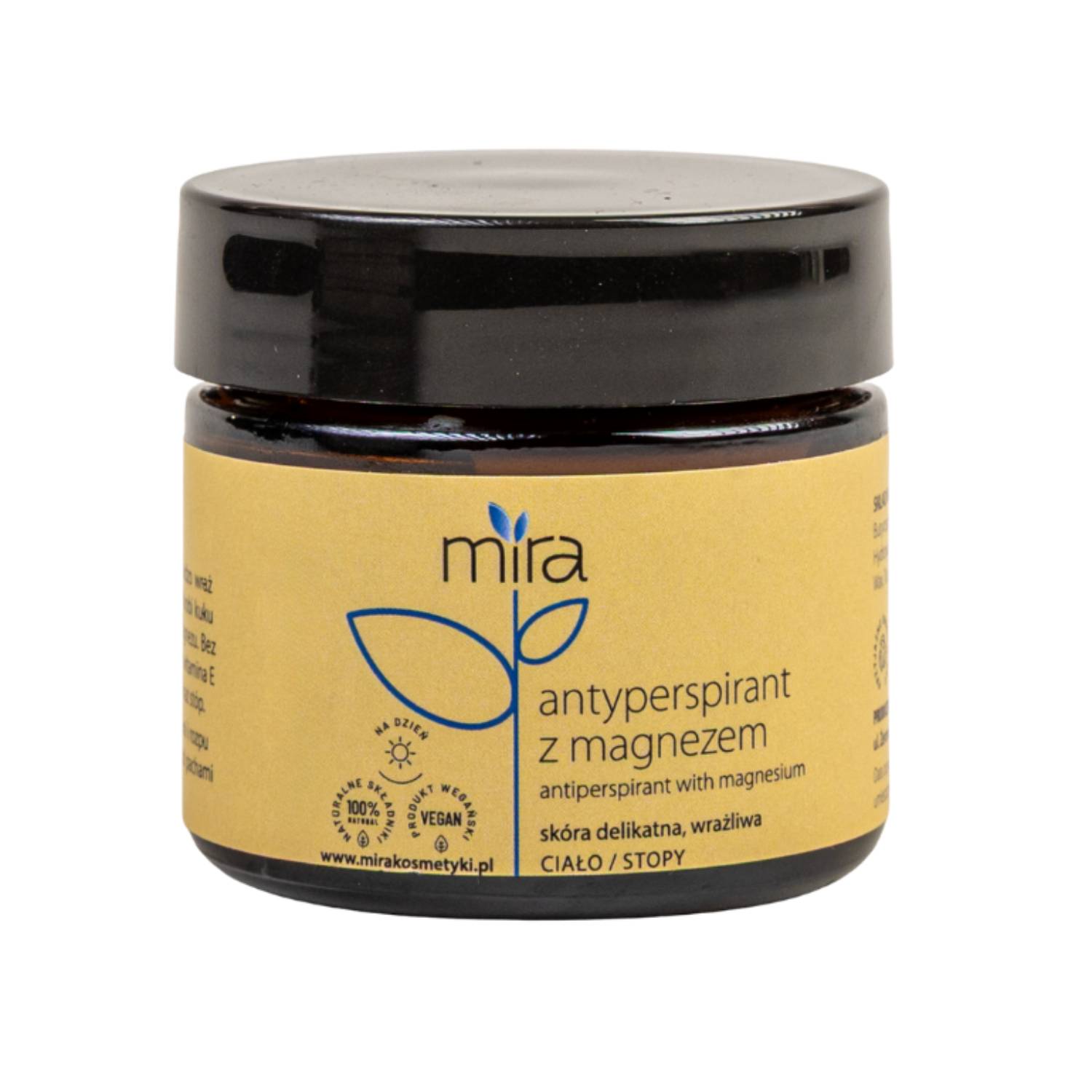 Mira - naturalny antyperspirant z magnezem, 50 g (data ważności: 30.09.2026)