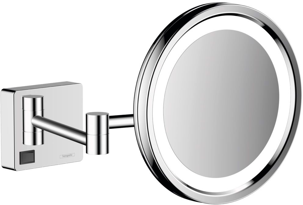 Hansgrohe AddStoris lusterko kosmetyczne 21,7x21,7 cm okrągłe z oświetleniem chrom 41790000 - Wysyłka w 24h