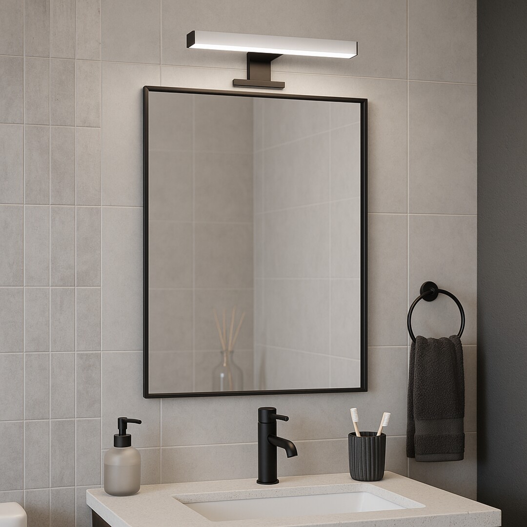 Rabalux Oliro kinkiet 1x6 W biały-czarny 75051