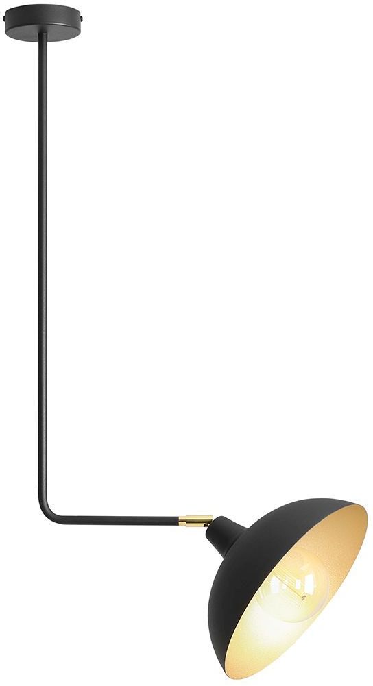 Aldex Escape lampa podsufitowa 1x15 W czarna 1036G1