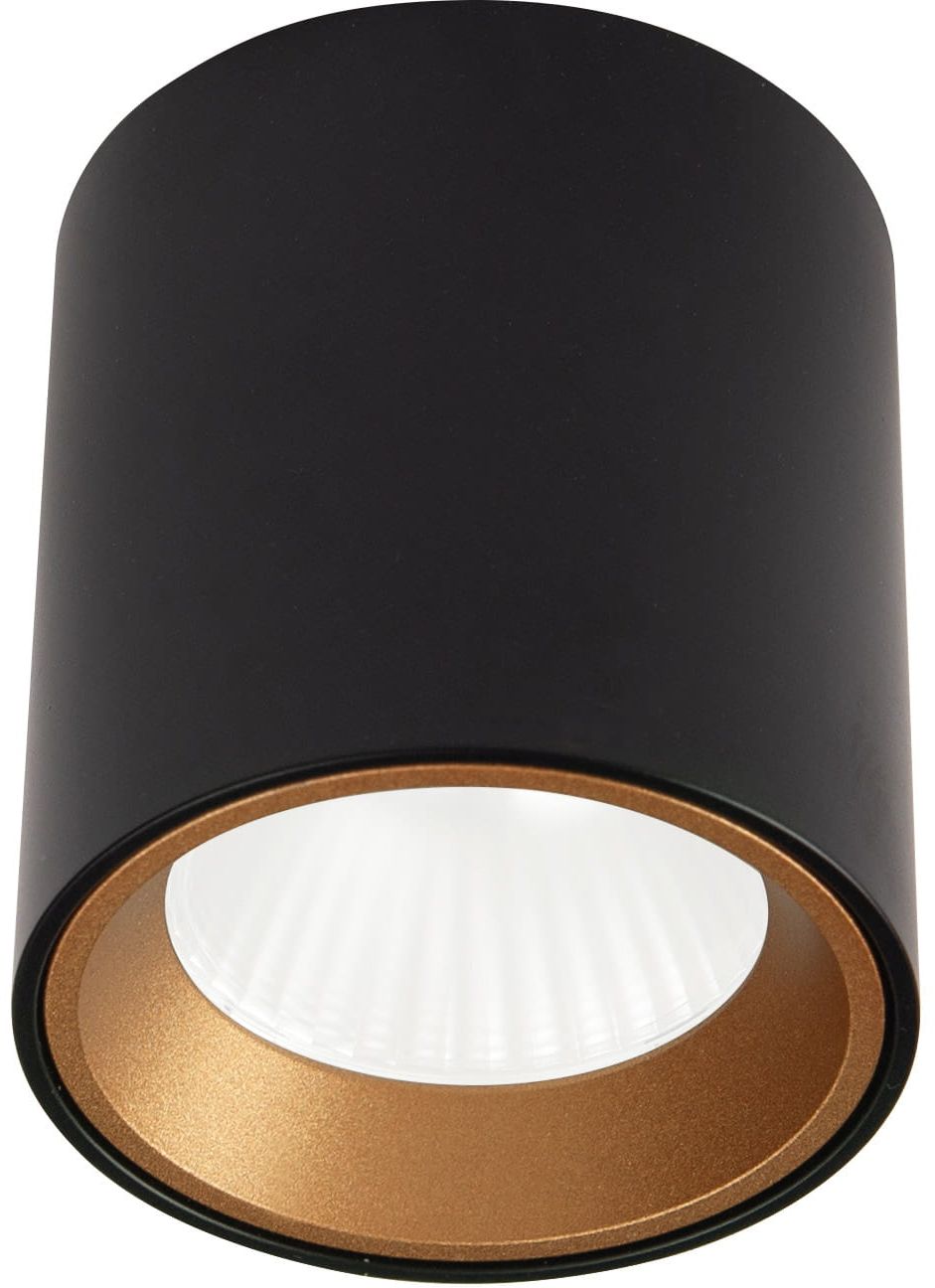 MaxLight Tub lampa podsufitowa 1x7W LED czarna C0211