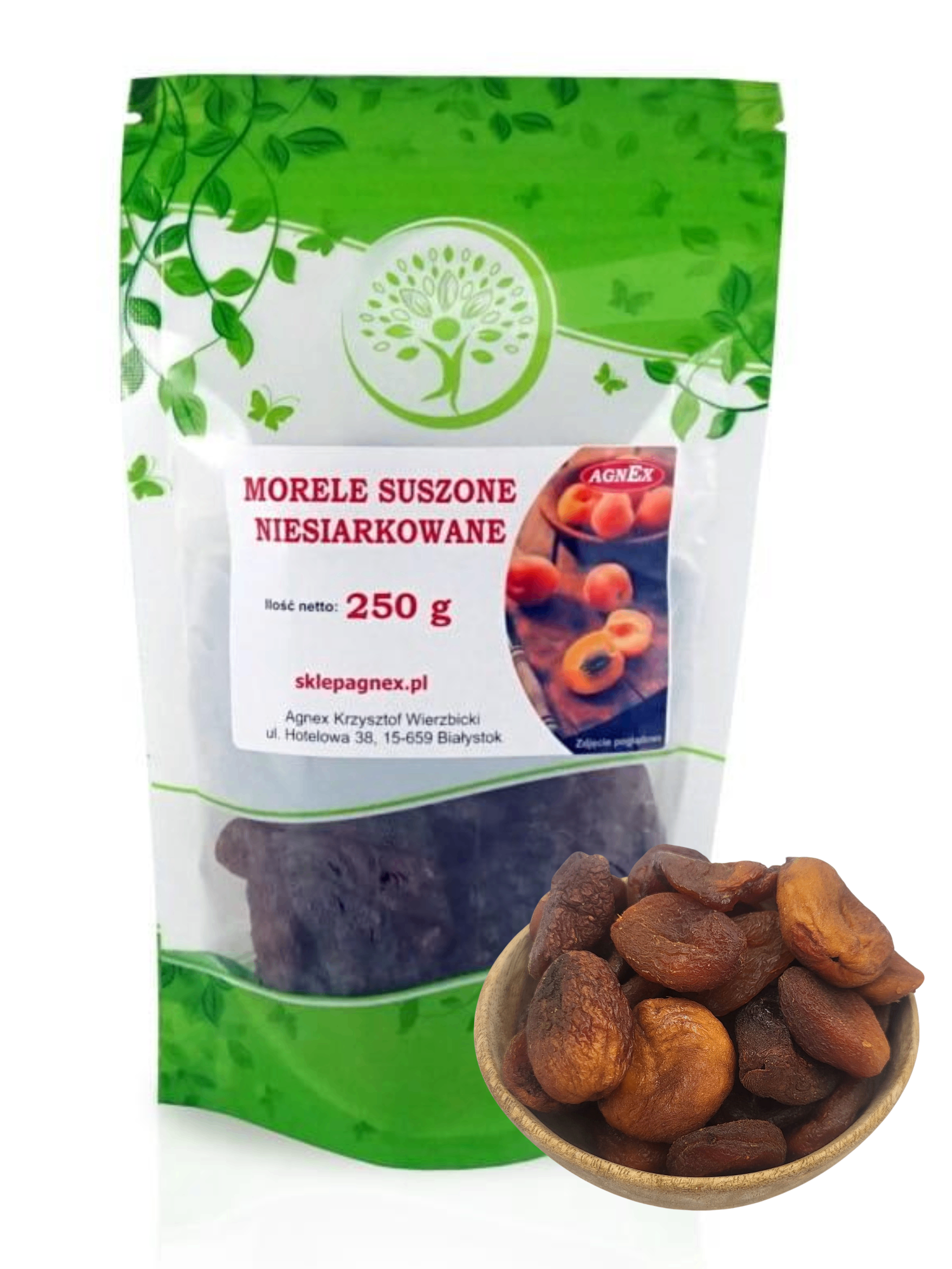 Morele naturalne niesiarkowane 250 g