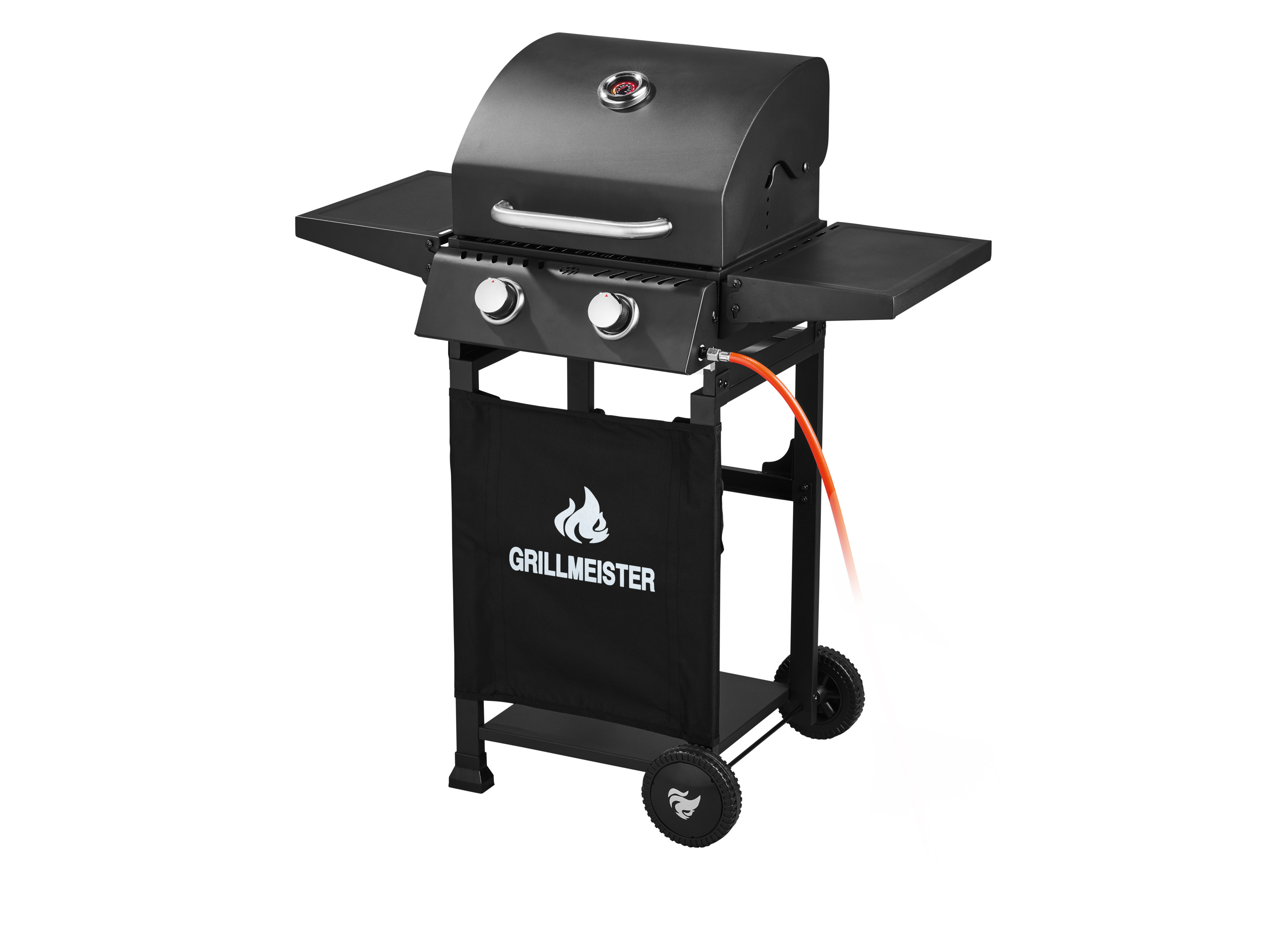 Grillmeister Grill gazowy 2-palnikowy, 6,4 kW