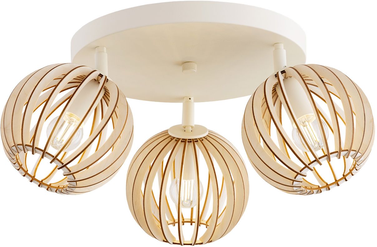 Darmowa Dostawa - Lampa podsufitowa 3x7 W brązowa Argon Parula 6263
