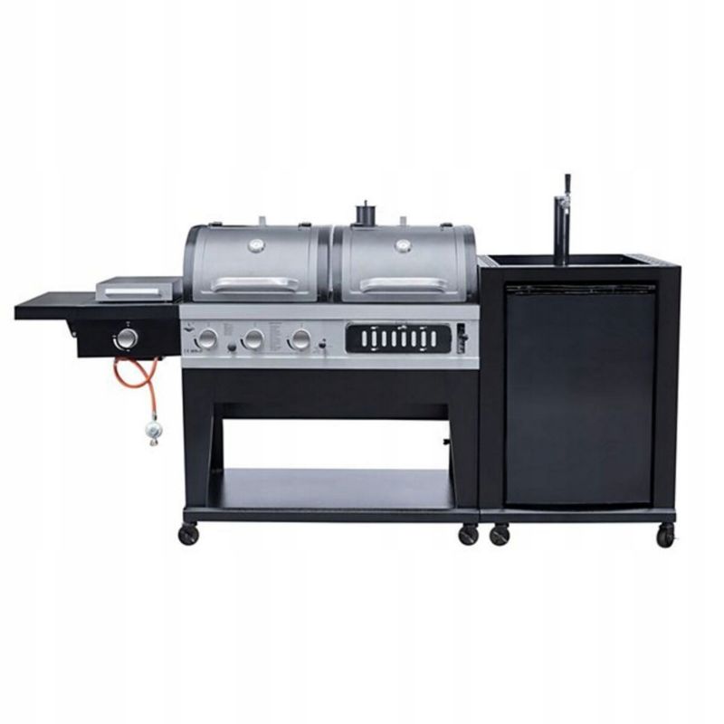 Grill gazowy węglowy El Fuego kombi 1szt