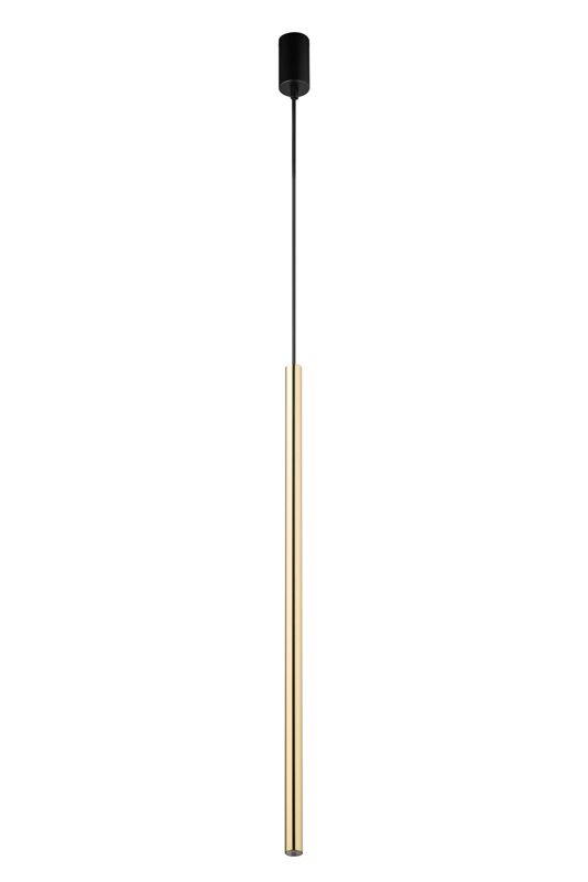 Lampa wisząca Sigma Lighting Sopel Lux 6616 czarno-złota dekoracyjna 1xG9 x 1 szt.