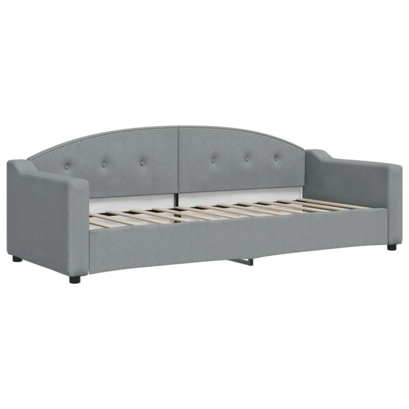 Łóżko dzienne WaszeMeble 80x200 cm jasnoszare WM-354178 1 szt.