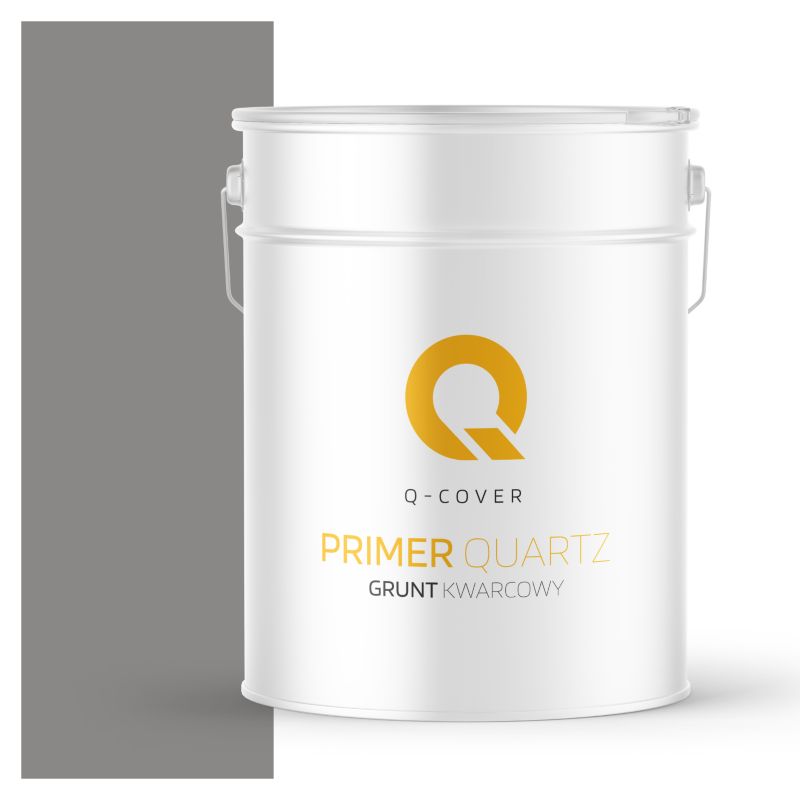 Grunt Kwarcowy pod Tynk Silikonowy Q-Cover Szary stalowy F265 15KG