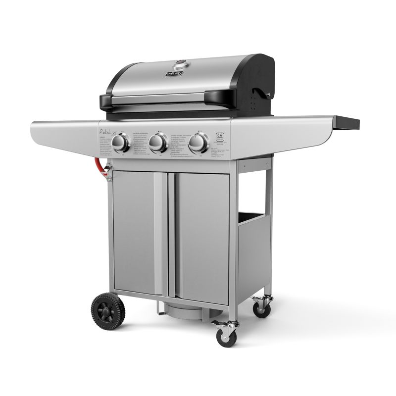 Grill Gazowy Koler Relish v1 Compact Silver Nierdzewny 3 Palniki 9,6kW 1 szt.