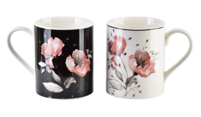 Kubki Colorato Mondex porcelanowe 400ml multi komplet 2 szt