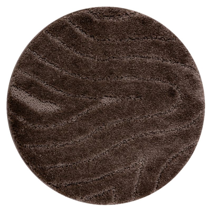 Dywanik łazienkowy Dywaniki łazienkowe RugsX koło 50 cm brąz KPL330 1 szt.