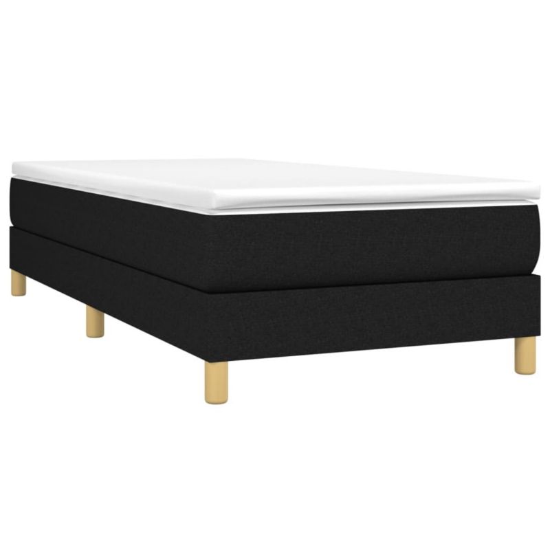 Łóżko tapicerowane WaszeMeble 90x190 cm czarna WM-3120576 1 szt.