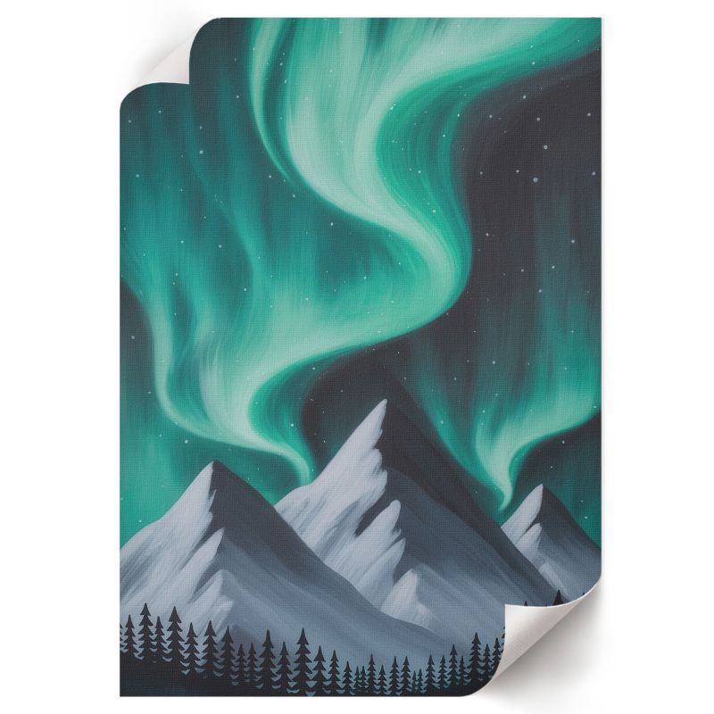 Plakat Dekoracyjny ArtPrintCave 59,5x84 cm Magiczna noc Ewa Szymańska 1 szt.