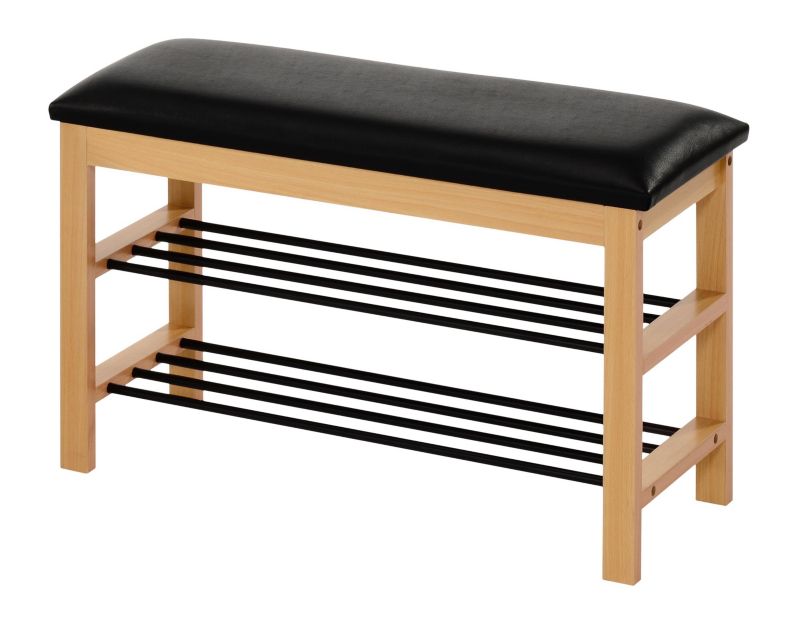 Stojak Halmar na buty ST-11 czarny/naturalny 1 szt