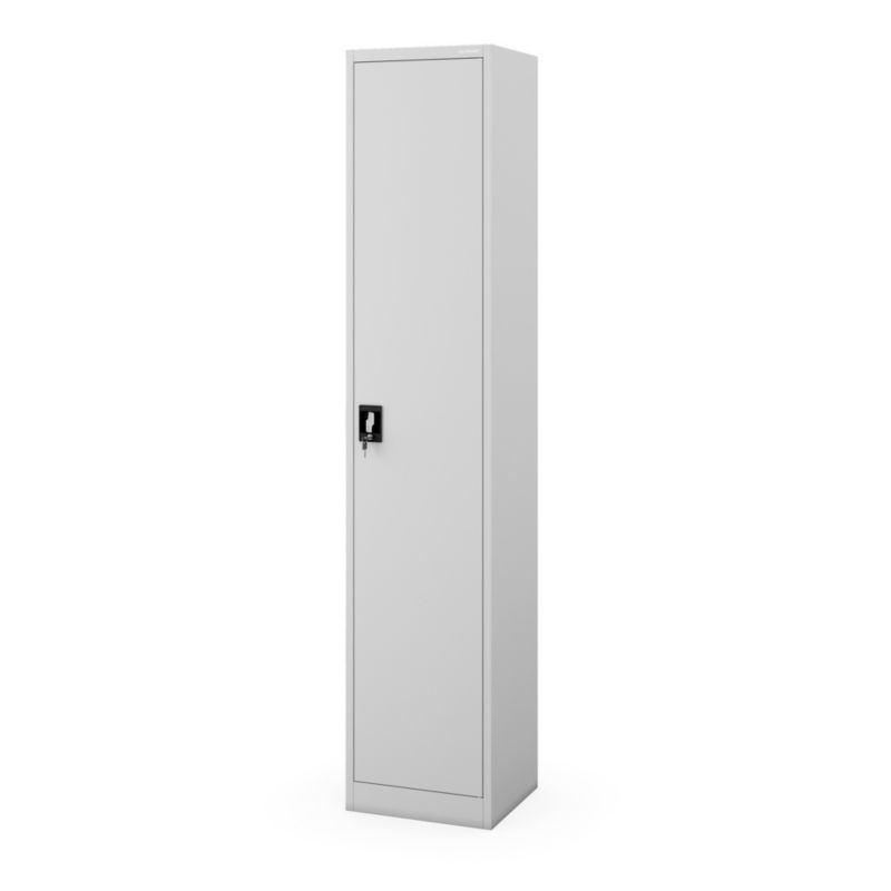 Szafa na akta kartotekowa na klucz ALEX H2200 450 x 2200 x 400 mm szara 1szt