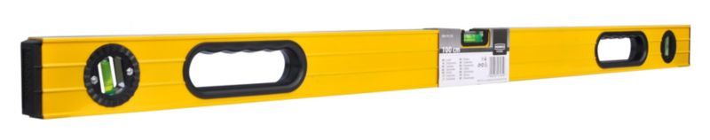 Poziomica Home Tools 100cm 3 libelle frezowana uchwyty regulowany kąt libelli - etykieta - 1 szt.