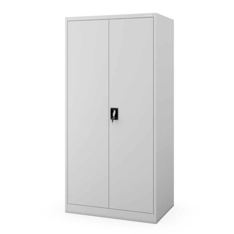 Szafa gospodarcza zamykana DAWID D600 900 x 1850 x 600 mm szara 1szt
