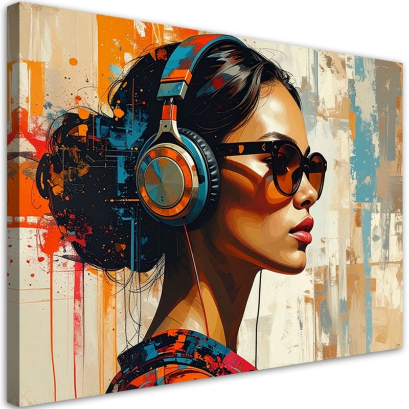 Obraz nowoczesny do salonu sypialni biura loftu Feeby Kobieta 120x80cm 1szt