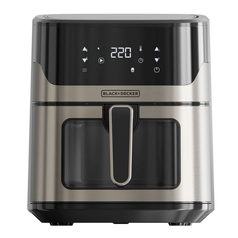 Frytkownica Airfryer Black+Decker BXAF6500E 6,5 l czarno-srebrny 1600 W 1 szt.